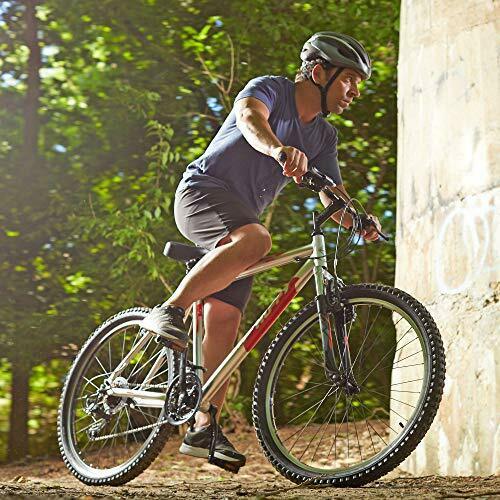 Hardtail Mountain Trail Bike 24 Gloss Nickel 26 Inch Wheels/20 Inch Frame - Fresh Stock Dated February 2026