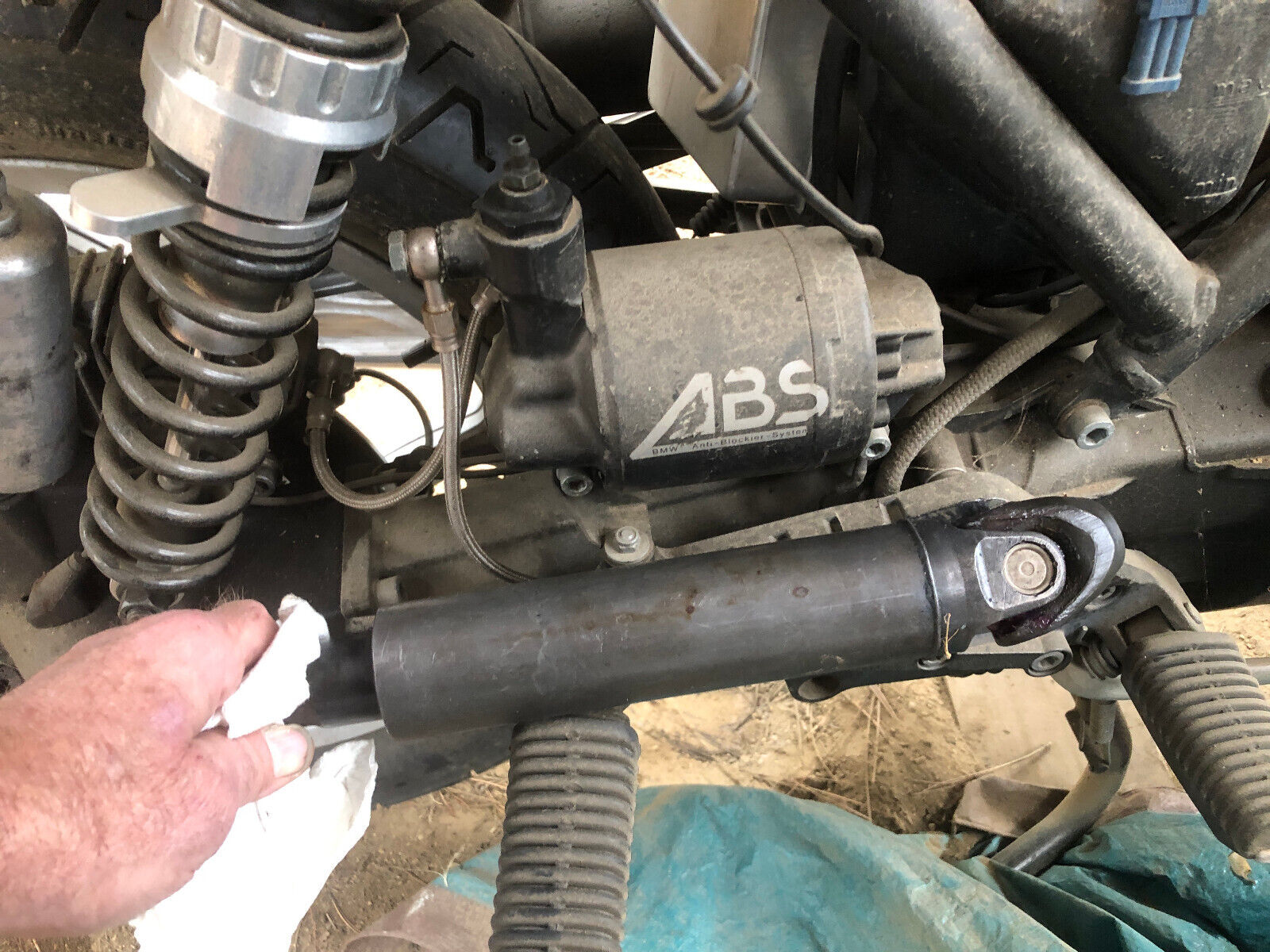 '93 BMW K75RT OEM Drive Shaft FREE SHIPPING - Fresh Stock Dated February 2026