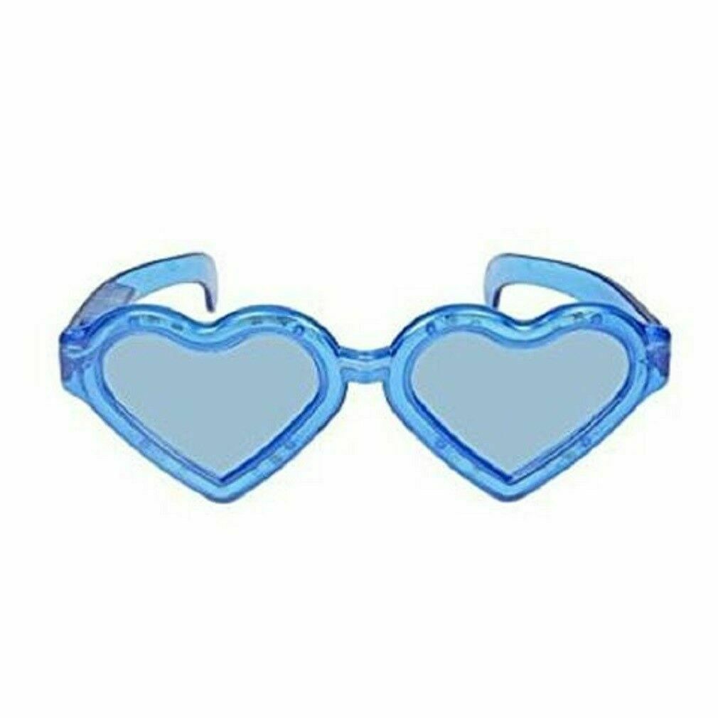 Heart Shades LED Light Up Jumbo Glasses Flashing Shades Hearts Party Favors 5pks - Fresh Stock Dated February 2026