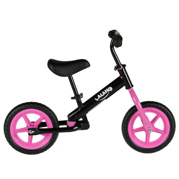 Kids Balance Bike Height Adjustable Pink with Non-slip Handle Grips&padded Seat - Fresh Stock Dated February 2026