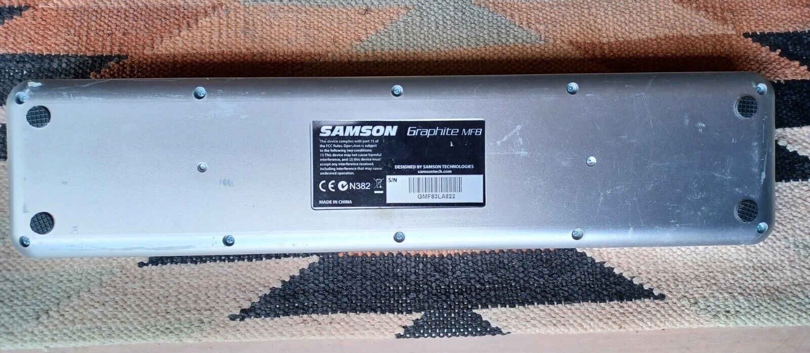 Samson Graphite MF8 USB Midi Controller DAW Control - Fresh Stock Dated February 2026