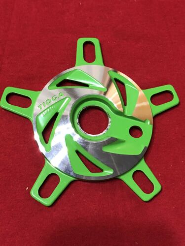GREEN TIOGA FORCE CONNECTION MAX FLO FC-2 SPIDER SPROCKET OLD SCHOOL BMX - Fresh Stock Dated December 2025