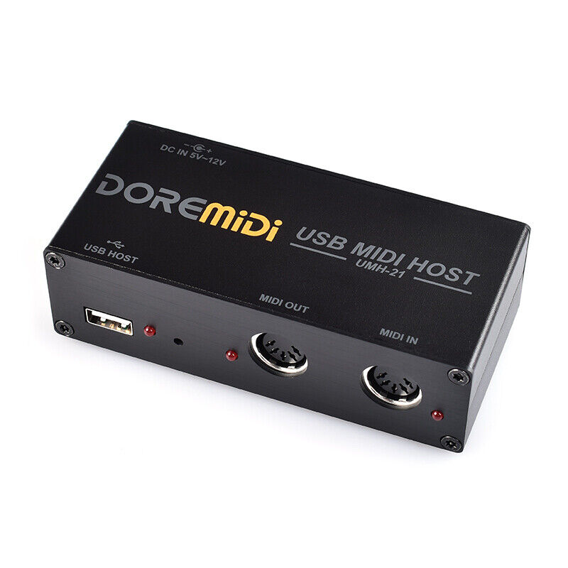 High-Speed USB MIDI Host Box MIDI Host USB To MIDI Converter USB HUB Ports Hub - Fresh Stock Dated February 2026