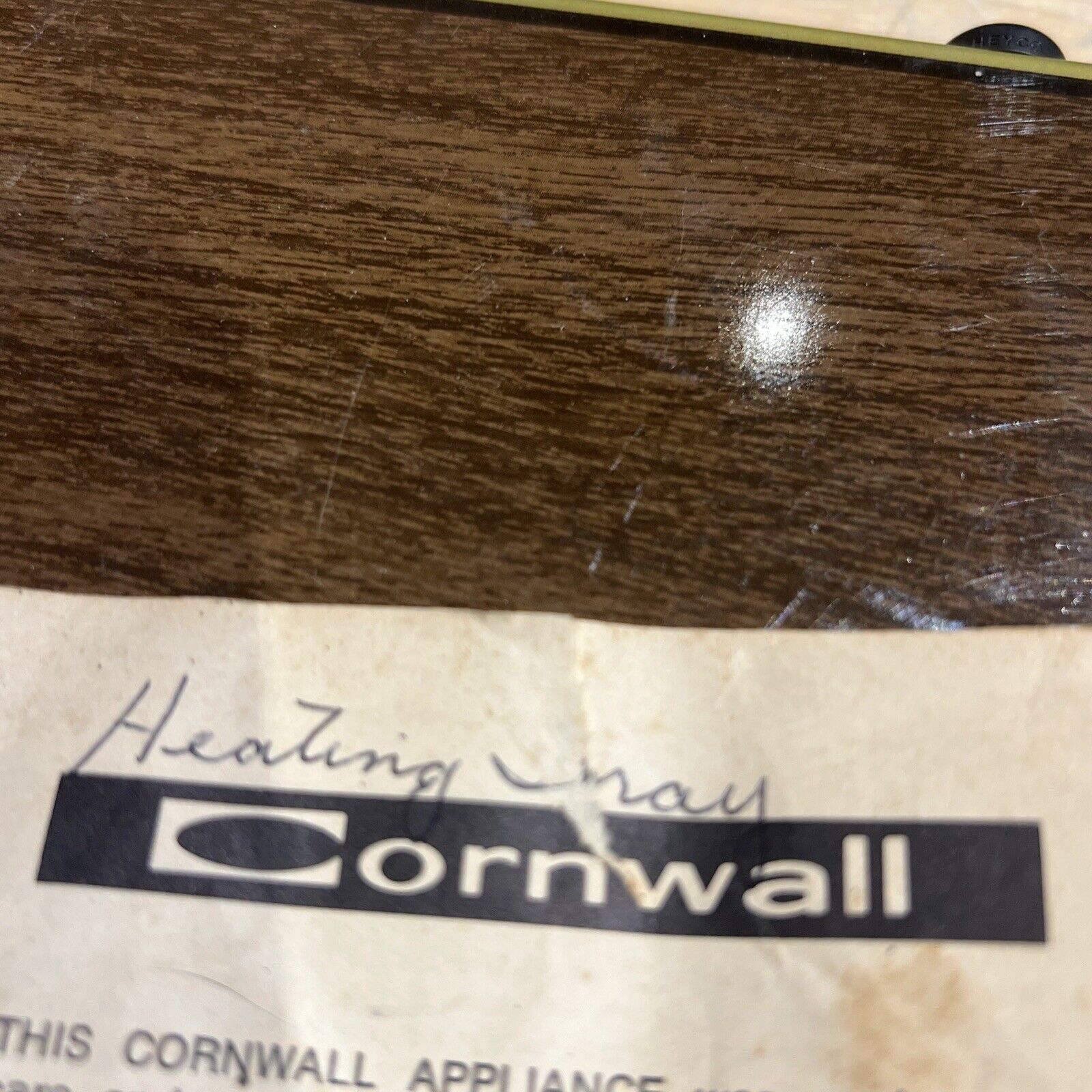 Vintage Cornwall Hot Plate - Fresh Stock Dated February 2026