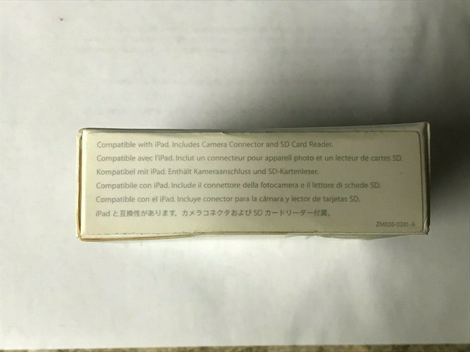 Original Apple iPad Camera Connection Kit 30-Pin  MC531ZM/A - A1358, A1362 NEW - Fresh Stock Dated February 2026