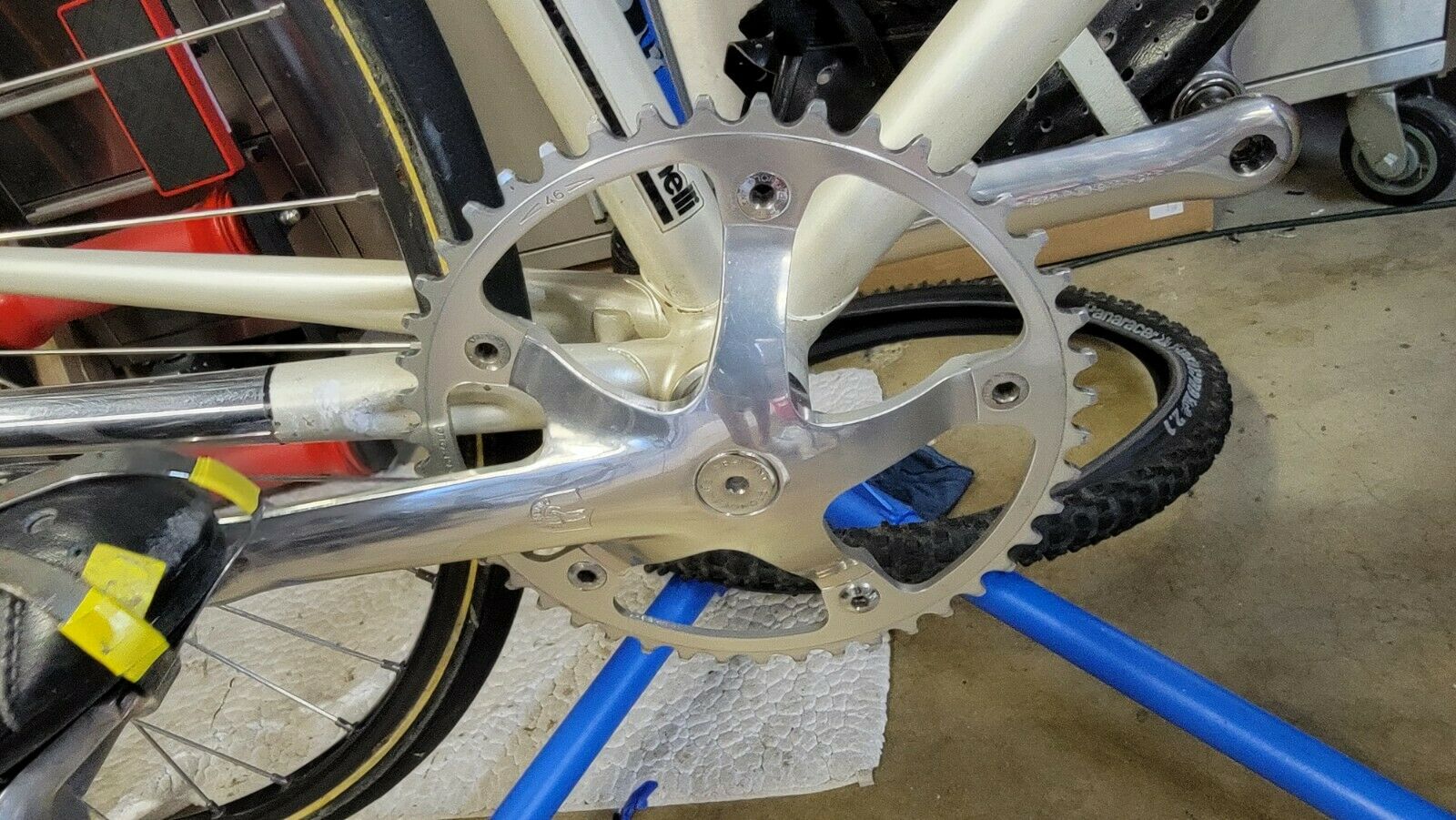 Cinelli Pearl white chrome lugs vintage Campy super record track pista Bike - Fresh Stock Dated February 2026