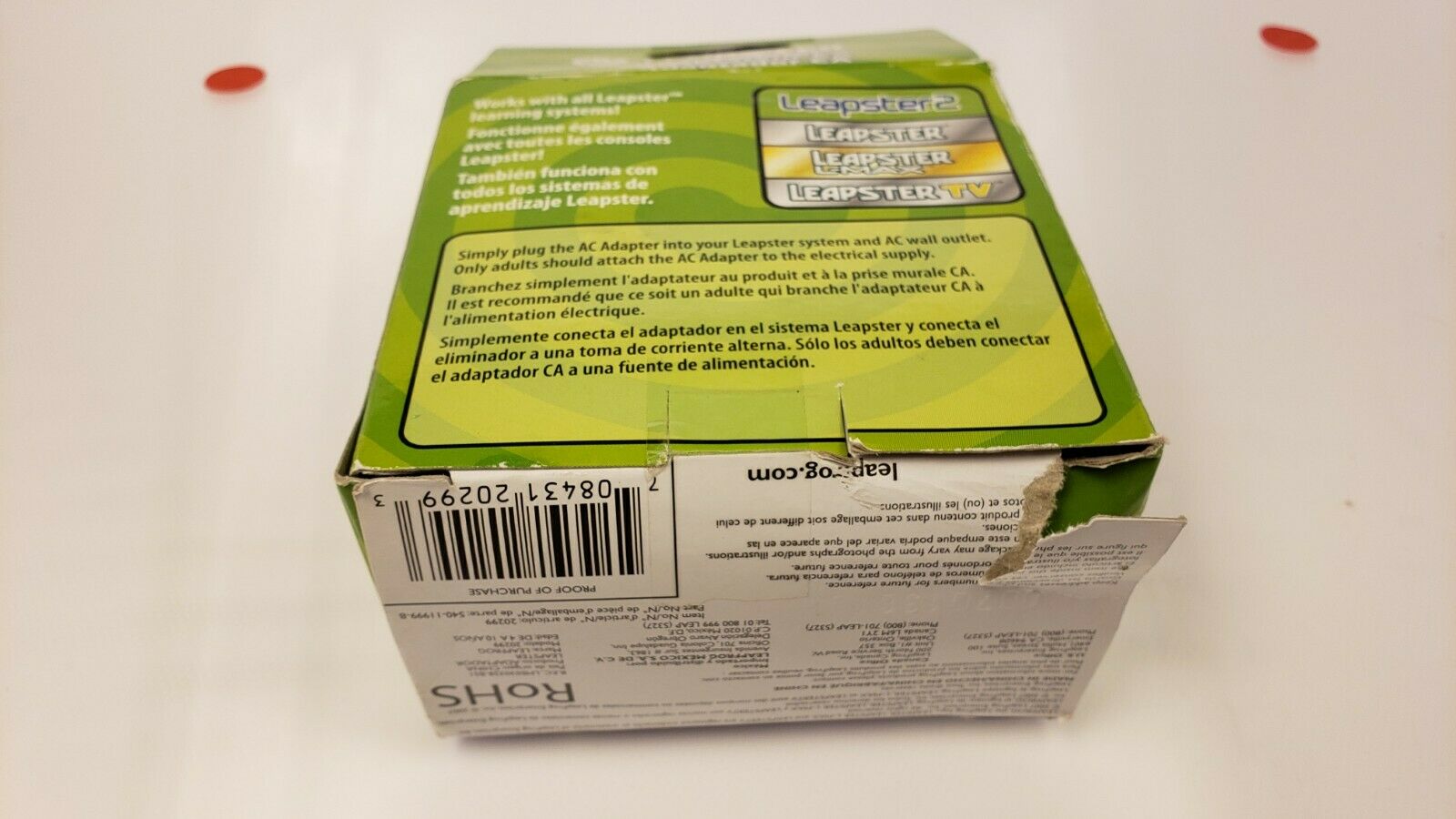 Leap Frog Leapster AC Adapter 690-10931 NEW in Sealed Box OEM Free Shipping - Fresh Stock Dated February 2026