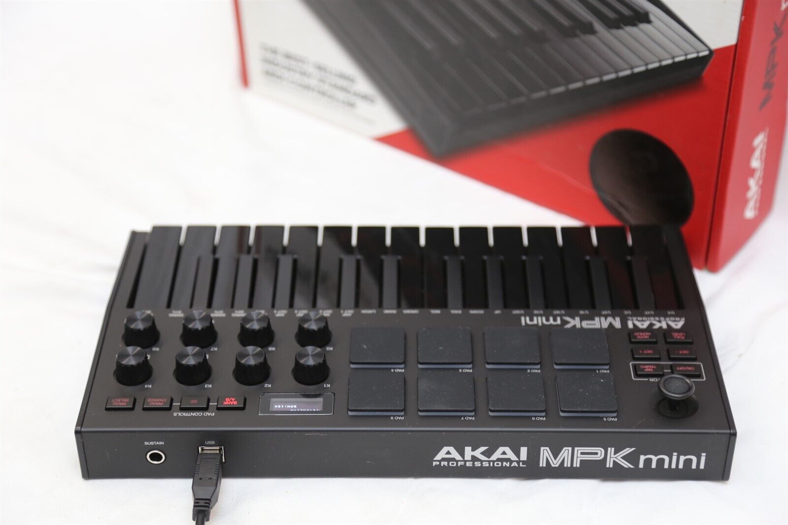 Akai MPK Mini Keyboard Controller Special Edition - Black on Black - Fresh Stock Dated February 2026