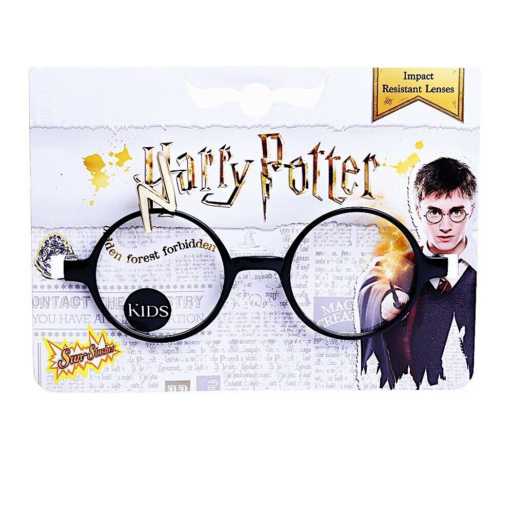 Harry Potter Lightning Bolt Scar Round Circle Frame Sunglasses Sun-Staches UV400 - Fresh Stock Dated December 2025