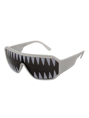 Macho Wrestler Mini Shark Teeth Shield Sunglasses Randy Savage Costume Wrestler - Fresh Stock Dated February 2026