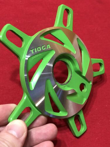 GREEN TIOGA FORCE CONNECTION MAX FLO FC-2 SPIDER SPROCKET OLD SCHOOL BMX - Fresh Stock Dated December 2025