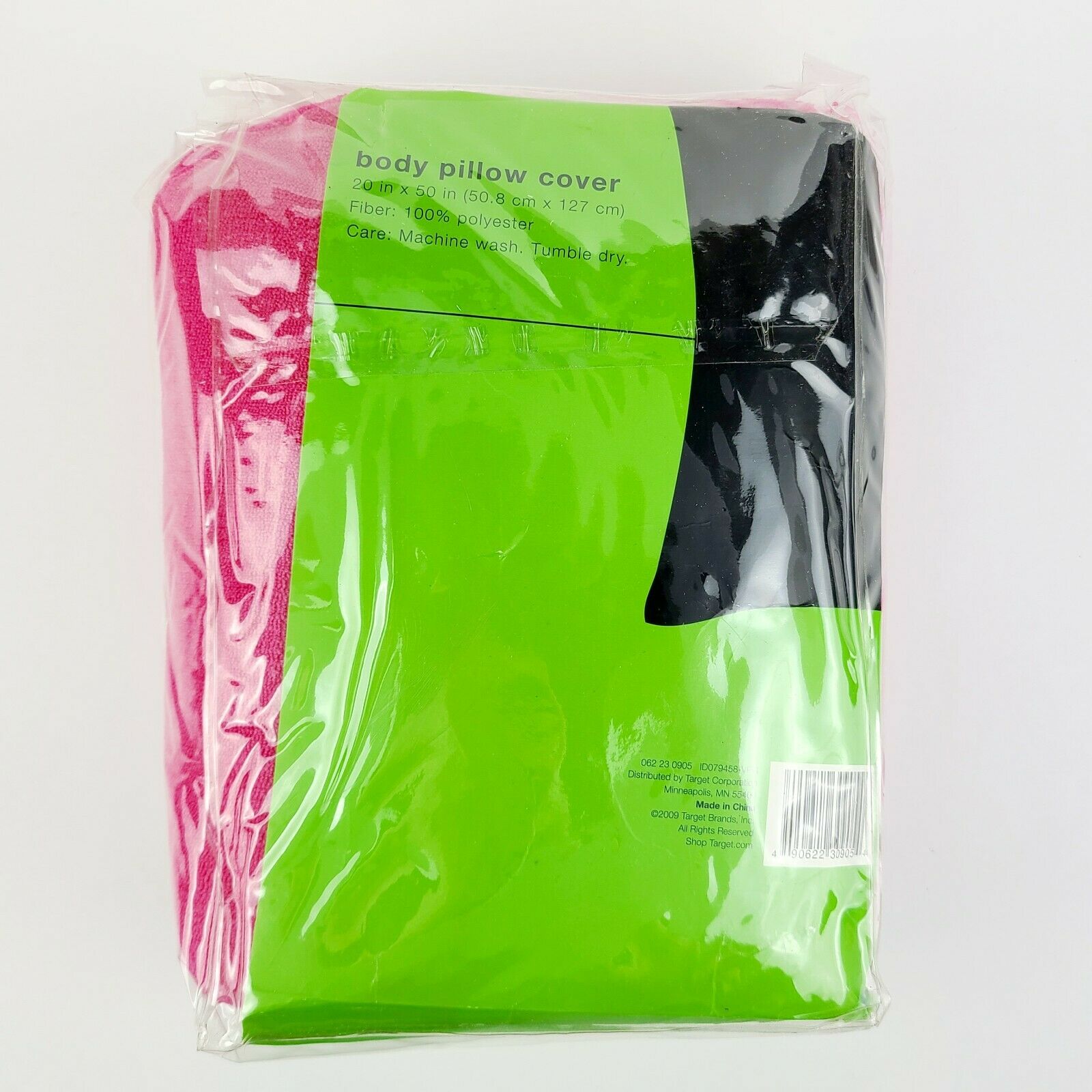 Body Pillow Case Terry Cloth Bright Dark Pink 20x50