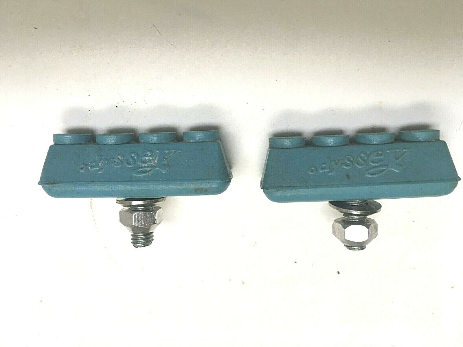 Vintage Old School Odyssey Brake Pads 1 Pair, Blue - Fresh Stock Dated February 2026