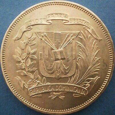 DOMINICAN REPUBLIC ½ PESO 1968 Dominicana Dominikanische Dominicaine Domenicana - Fresh Stock Dated December 2025