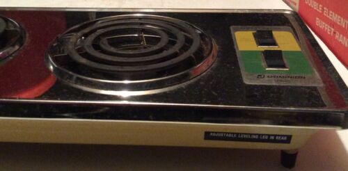 DOMINION,DOUBLE ELEMENT BUFFET RANGE MODEL 1457 - Fresh Stock Dated December 2025