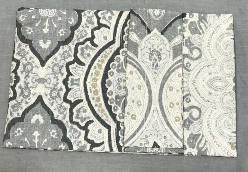 Pottery Barn Organic Cotton Gray Beale Paisley Euro Sham - Fresh Stock Dated December 2025