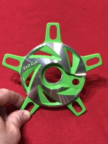 GREEN TIOGA FORCE CONNECTION MAX FLO FC-2 SPIDER SPROCKET OLD SCHOOL BMX - Fresh Stock Dated December 2025