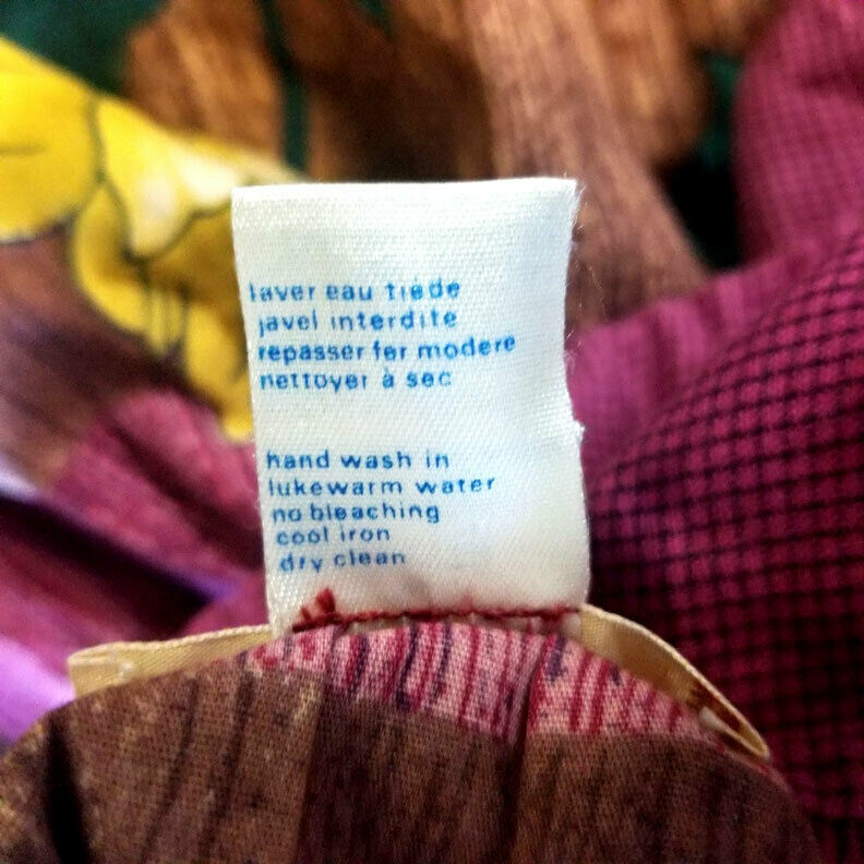 Seldom Seen Vintage 1970's KENZO Skirt  Boho/Prairie France - Fresh Stock Dated December 2025