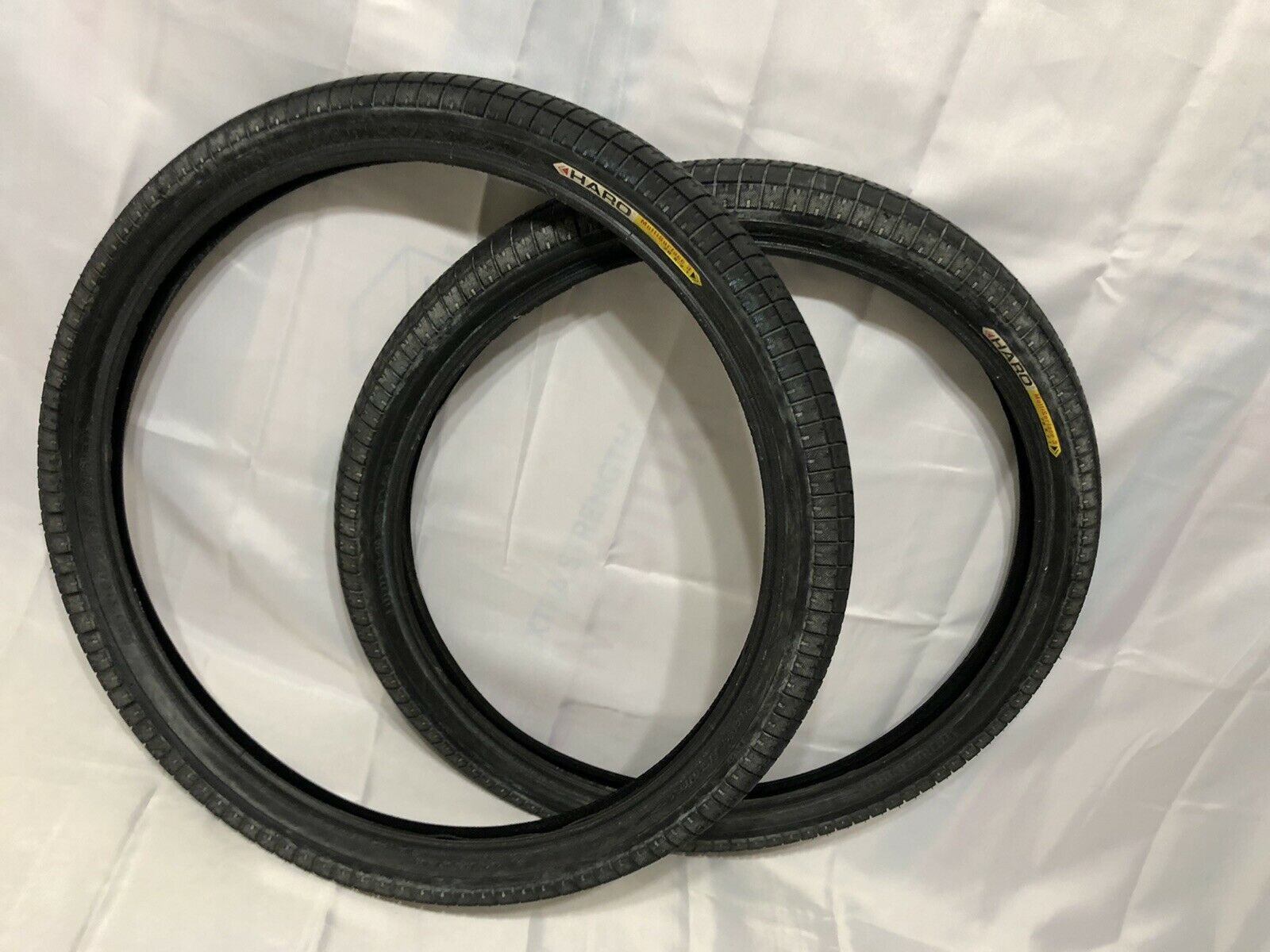 HARO MASTER MULTISURFACE 3 TIRES 20 X 2.1 OLD SCHOOL BMX BLACK MULTI SURFACE - Fresh Stock Dated February 2026