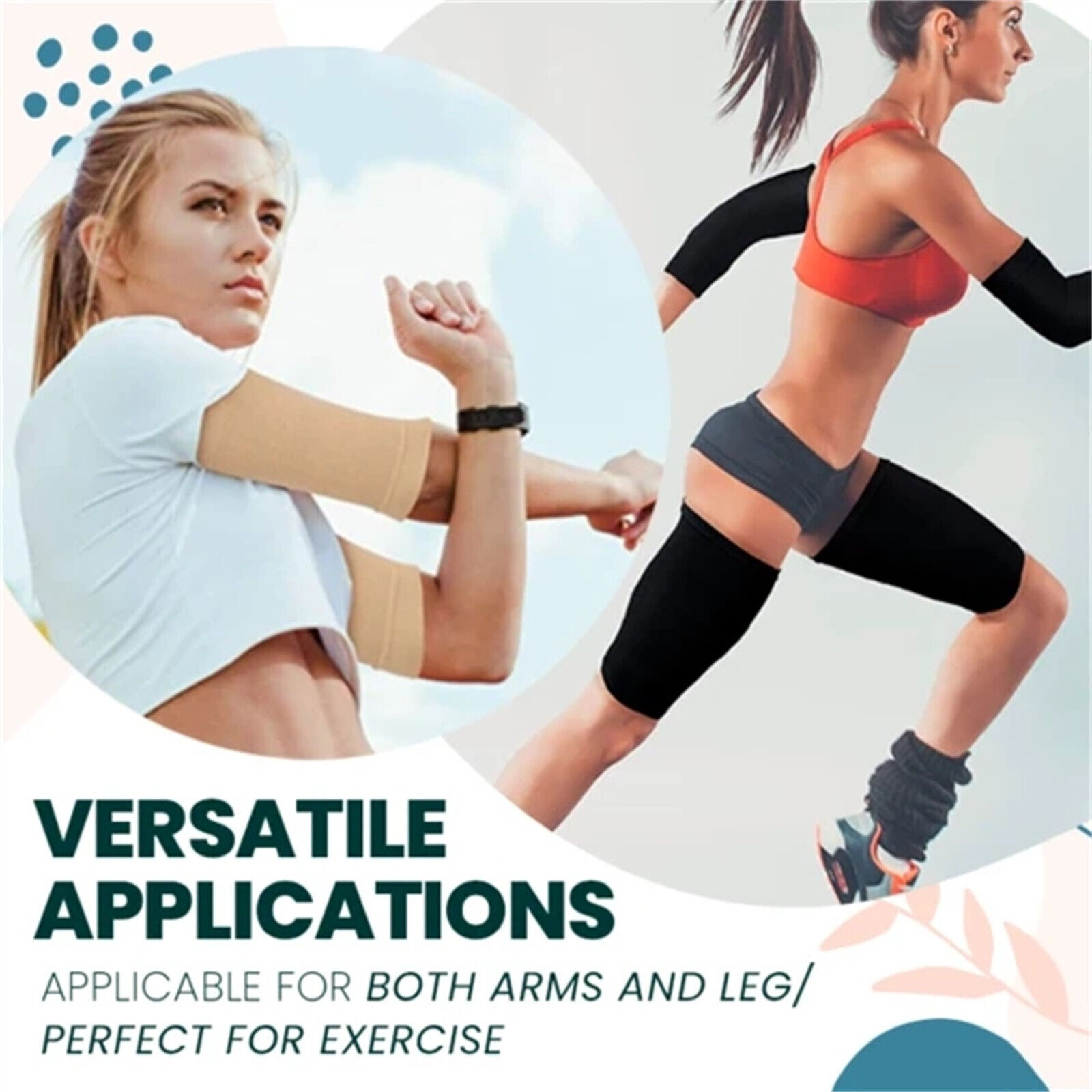 Sport Dog Horn Fat Arm Shaper 1 Pairs Arm Slimming Shapers For Women Upper Arm - Fresh Stock Dated December 2025