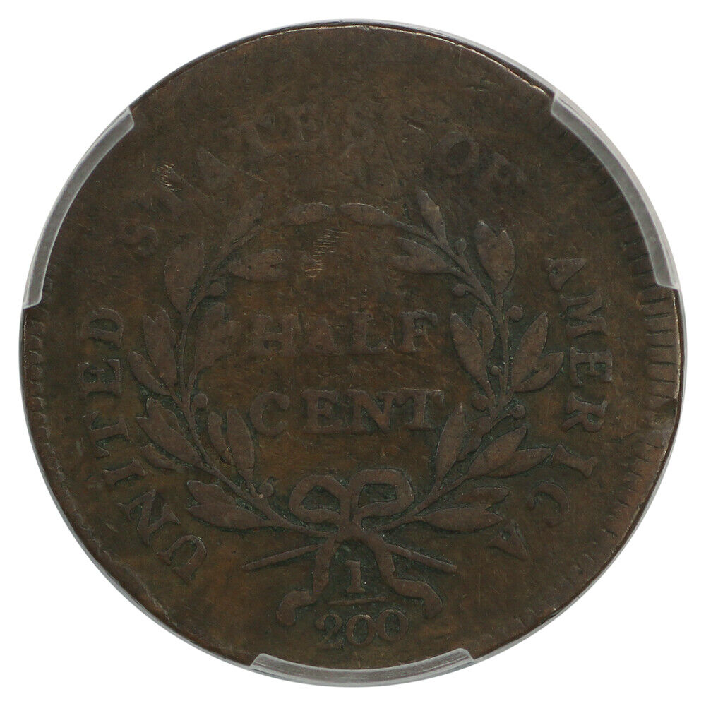 1795 1/2C PCGS G06 (Plain Edge) - Fresh Stock Dated February 2026