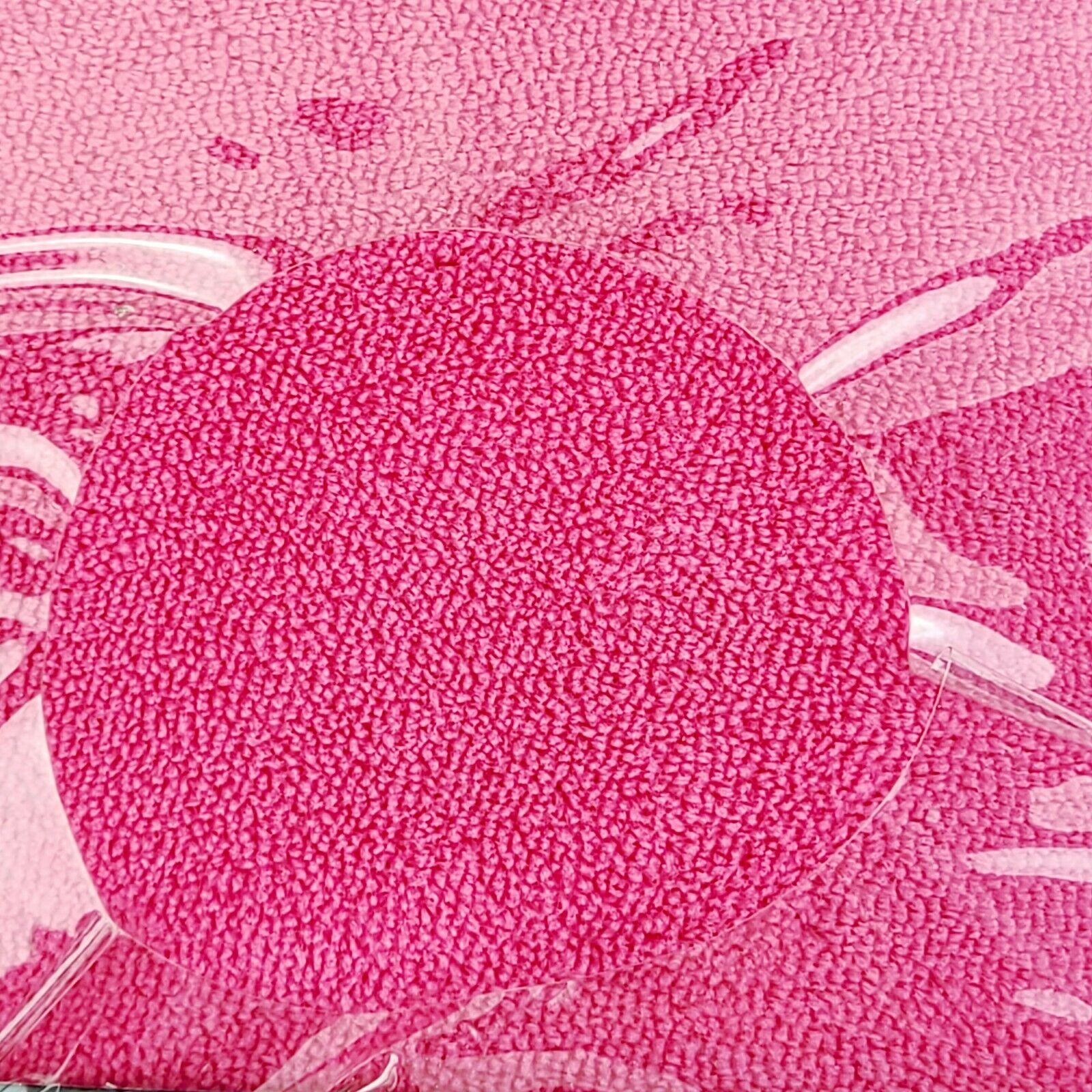 Body Pillow Case Terry Cloth Bright Dark Pink 20x50