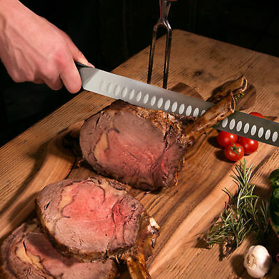 Kessaku Carving Slicing Knife Dynasty Series German Steel Granton Edge 12-Inch - Fresh Stock Dated December 2025