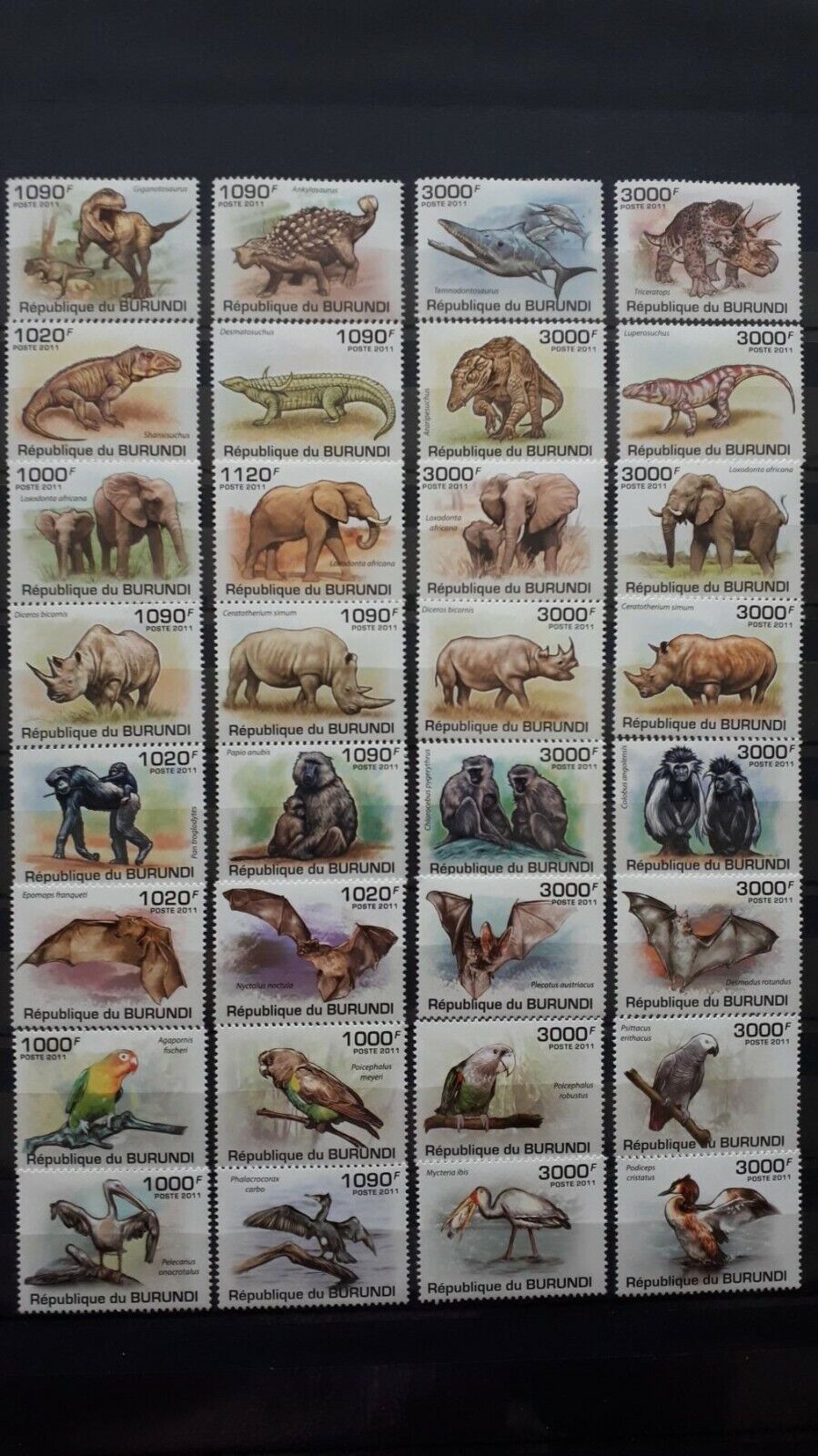 Burundi 2011. - LOT Thematics ** MNH 27 complete sets (perforated) - 3 photos - Fresh Stock Dated January 2026