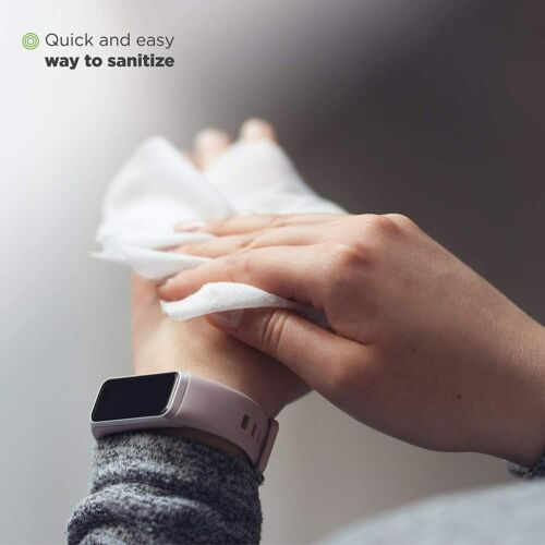 Care Touch Alcohol-Free Hand Sanitizing Wipes – 100 Individually Wrapped Wipes - Fresh Stock Dated February 2026