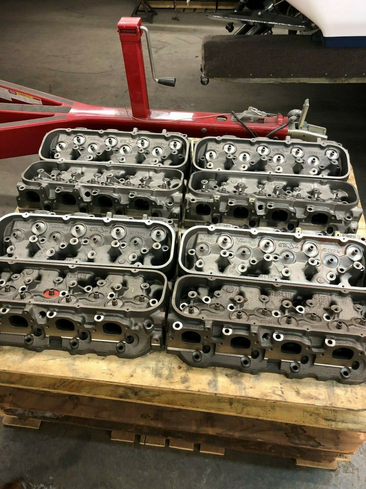 NEW WORLD PRODUCTS MERLIN III CAST IRON BB CHEVY GRUMPY JENKINS HEADS - Fresh Stock Dated February 2026