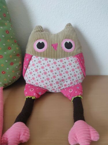 Pottery Barn Kids Hayley Brooke Owls Plush LOT Joy & Penny Pillows - Fresh Stock Dated December 2025