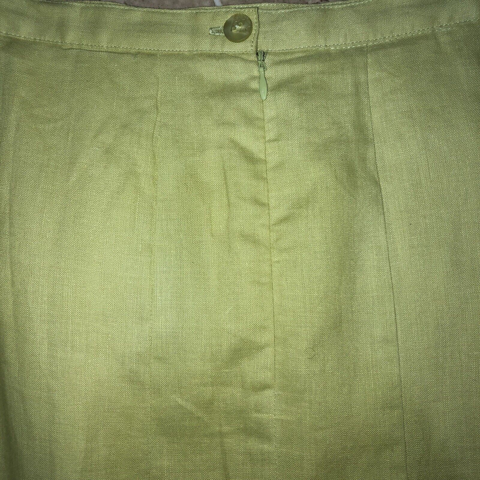 Vintage 90’s 100% Linen pastel green maxi skirt lined Size 16 JSong collection - Fresh Stock Dated March 2026