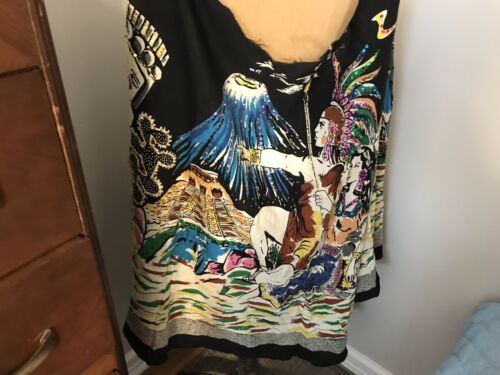 Vintage Native American print sequins skirt - Fresh Stock Dated February 2026