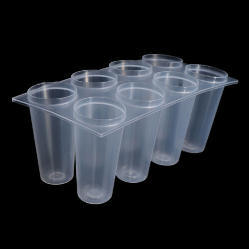 8Pcs Ice Cream Lolly Maker Form DIY Mould Frozen Popsicle Yogurt Molds Tool oL - Fresh Stock Dated February 2026