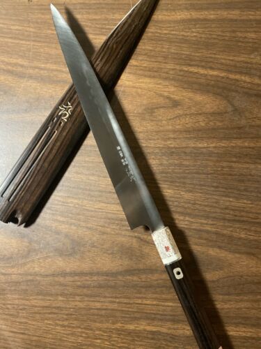 Mizuno Tanrenjo 300mm Honyaki Knife 三代目水野貞昭作 + 鍛鐵降魔 - Fresh Stock Dated December 2025