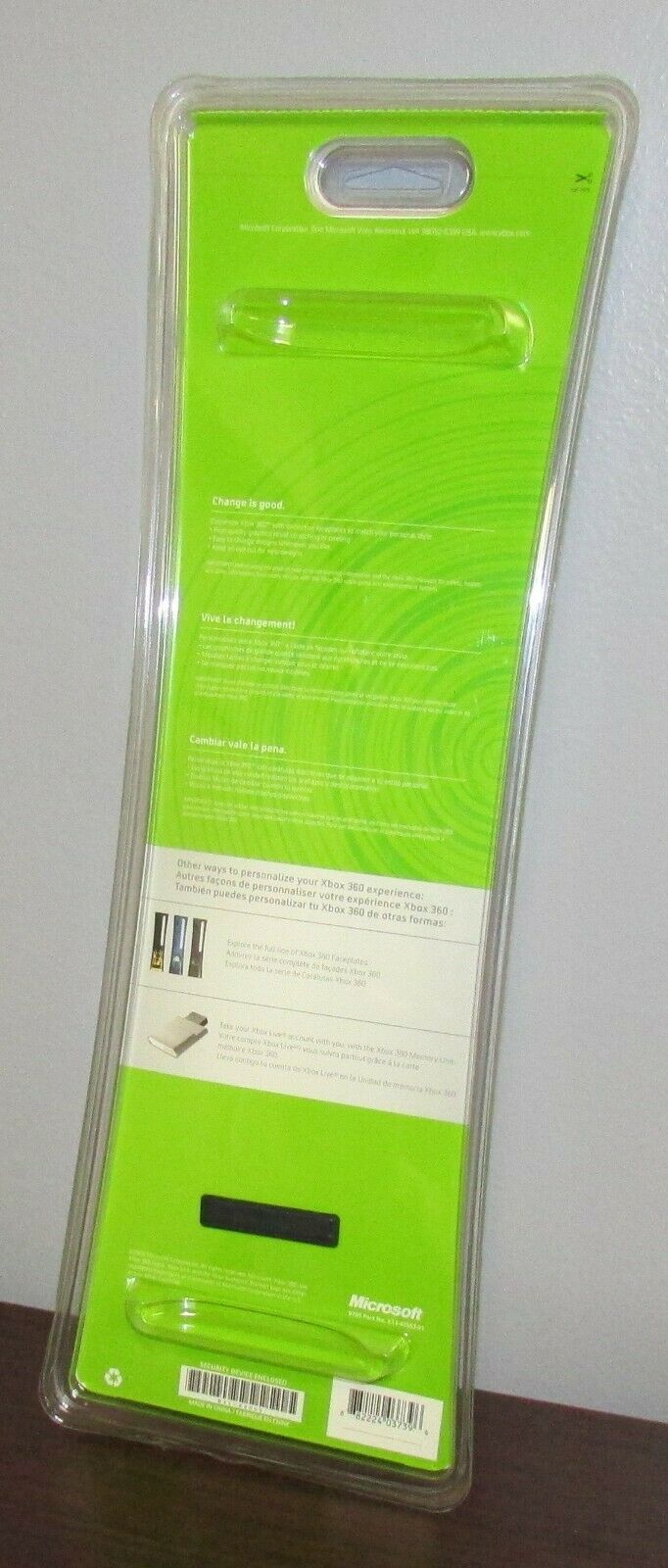 Official Microsoft OEM Xbox 360 Silver Faceplate Front Plate Fast Shipping - Fresh Stock Dated December 2025