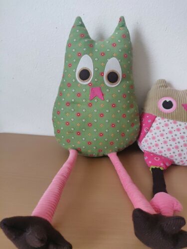 Pottery Barn Kids Hayley Brooke Owls Plush LOT Joy & Penny Pillows - Fresh Stock Dated December 2025