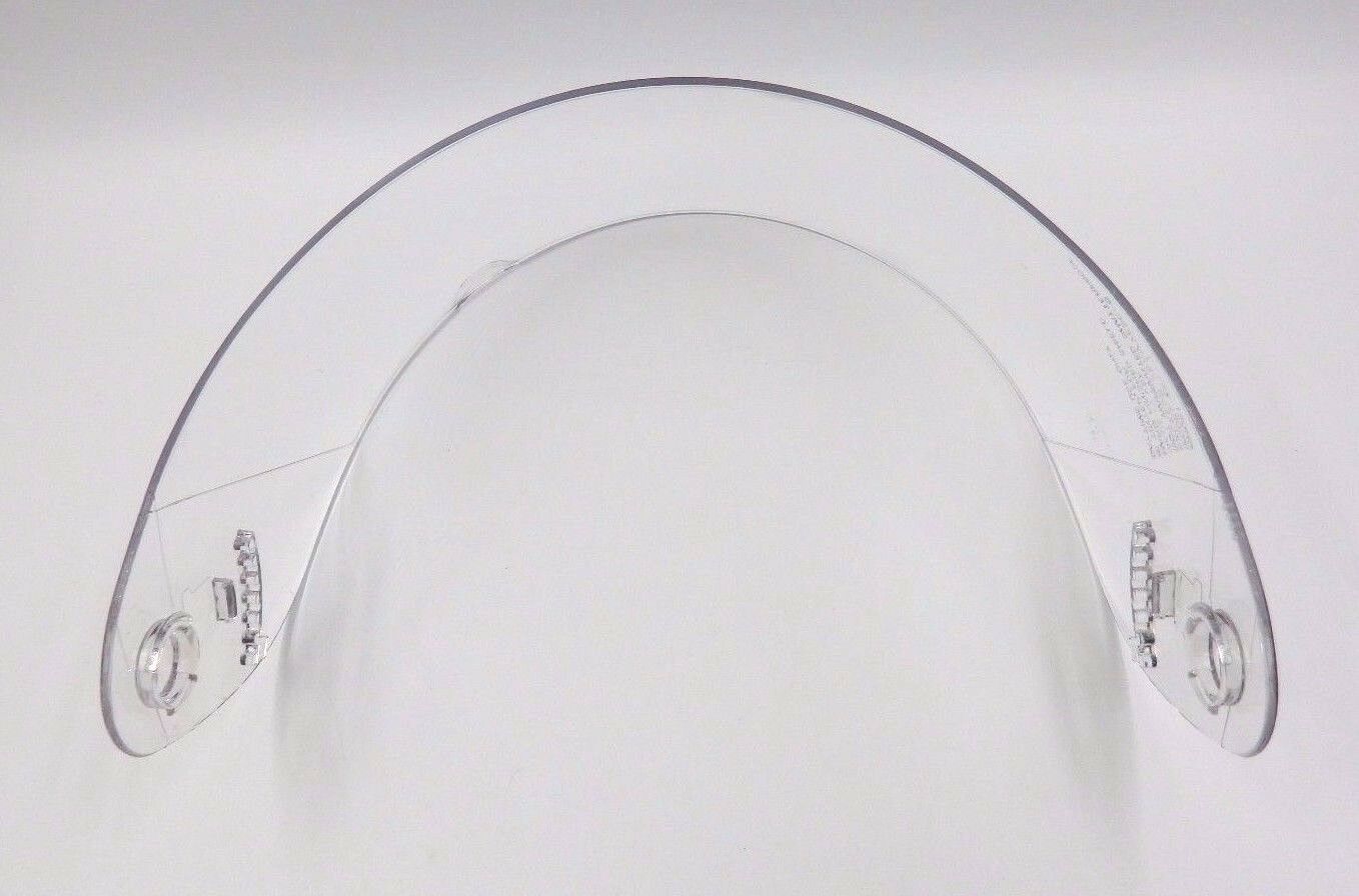 SHOEI CF-1 ANTI-FOG ANTI-SCRATCH DUAL COAT CLEAR MOTORCYCLE HELMET SHIELD - Fresh Stock Dated February 2026