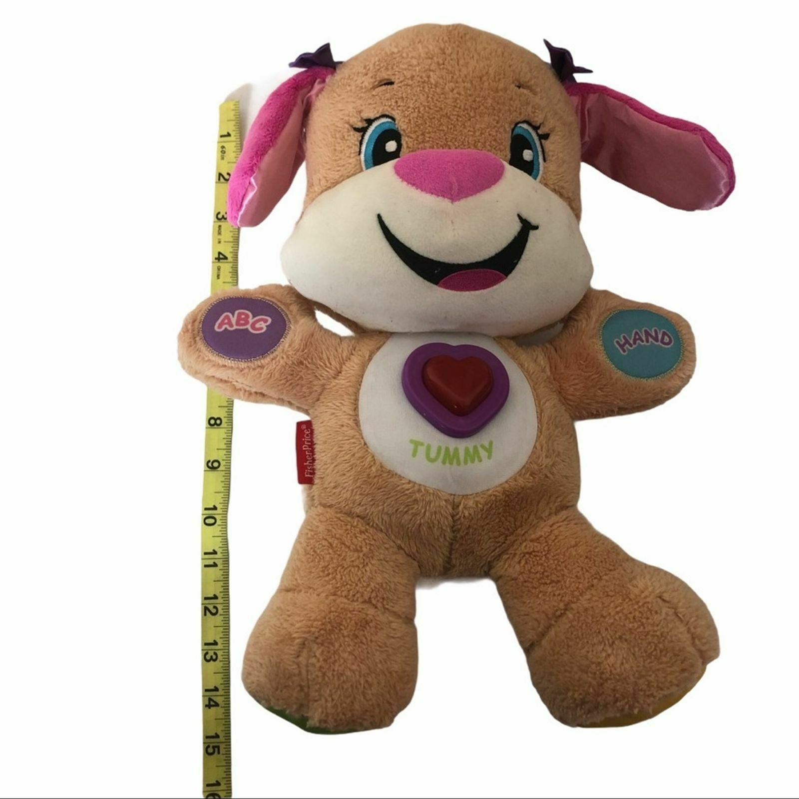 Fisher Price Laugh & Learn Smart Stages Interactive Puppy Dog Plush 2014 - Fresh Stock Dated February 2026