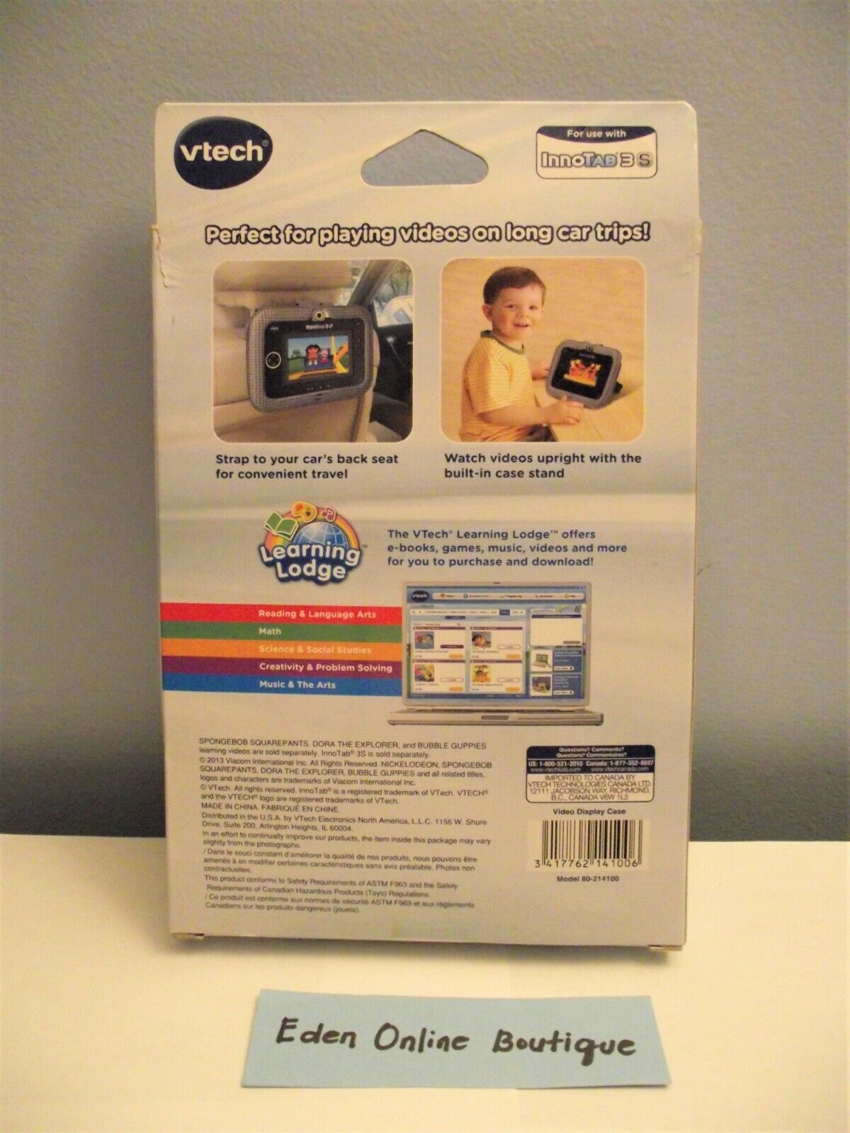 NEW Vtech InnoTab 3S Video Display Case 3-9 years  Gray - Fresh Stock Dated February 2026