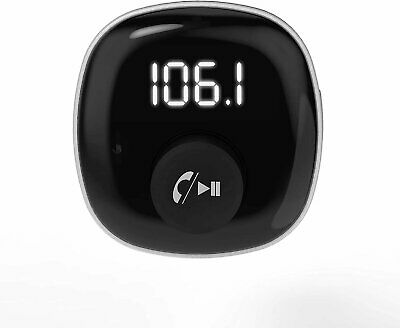 Scosche Universal Hands-Free Bluetooth Car Kit - FM Transmitter, Dual USB, Black - Fresh Stock Dated February 2026