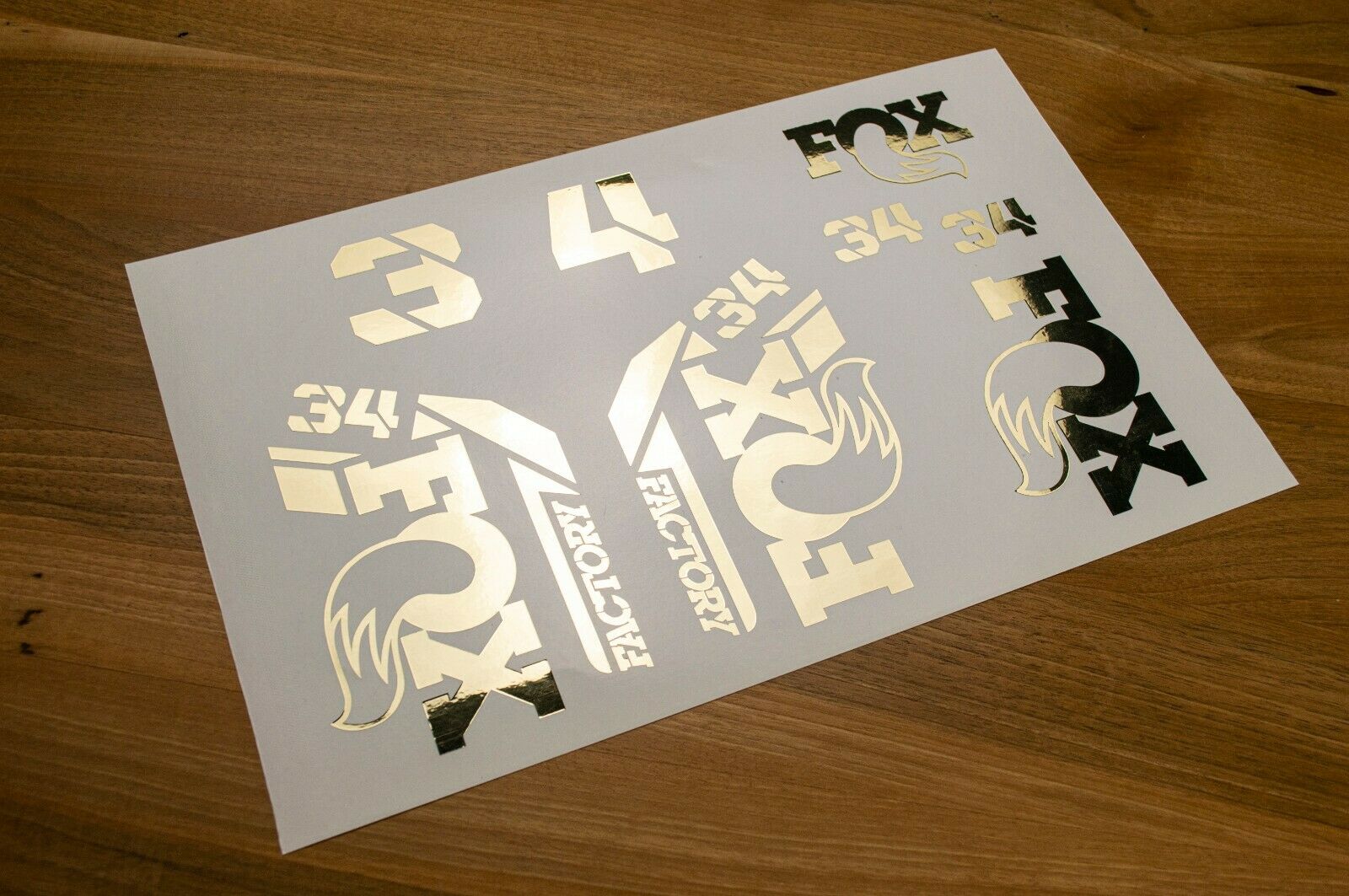 Fox Fork 34 Factory  Mountain Bike Cycling Decal Sticker 21's - Fresh Stock Dated December 2025