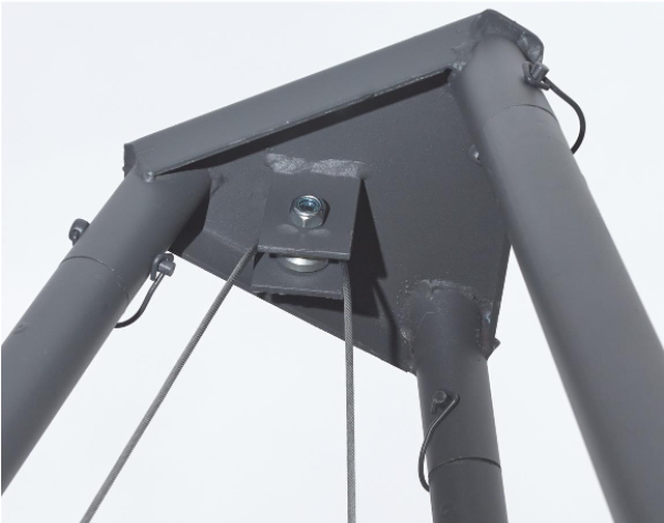 Tripod Hanger Hoist Portable Game Steel 500 LB Lift System Deer Hog Hunting Tool - Fresh Stock Dated February 2026