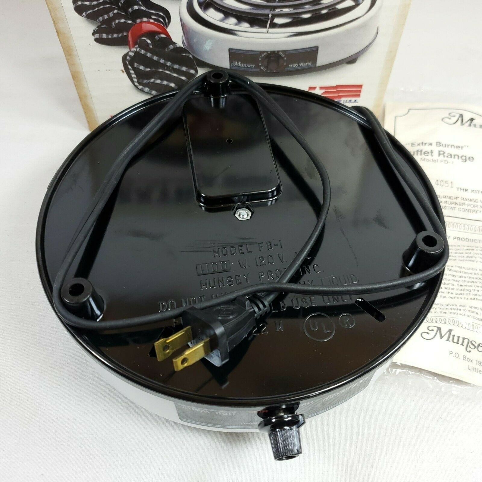 Extra Burner by Munsey Buffett Range - Fresh Stock Dated December 2025