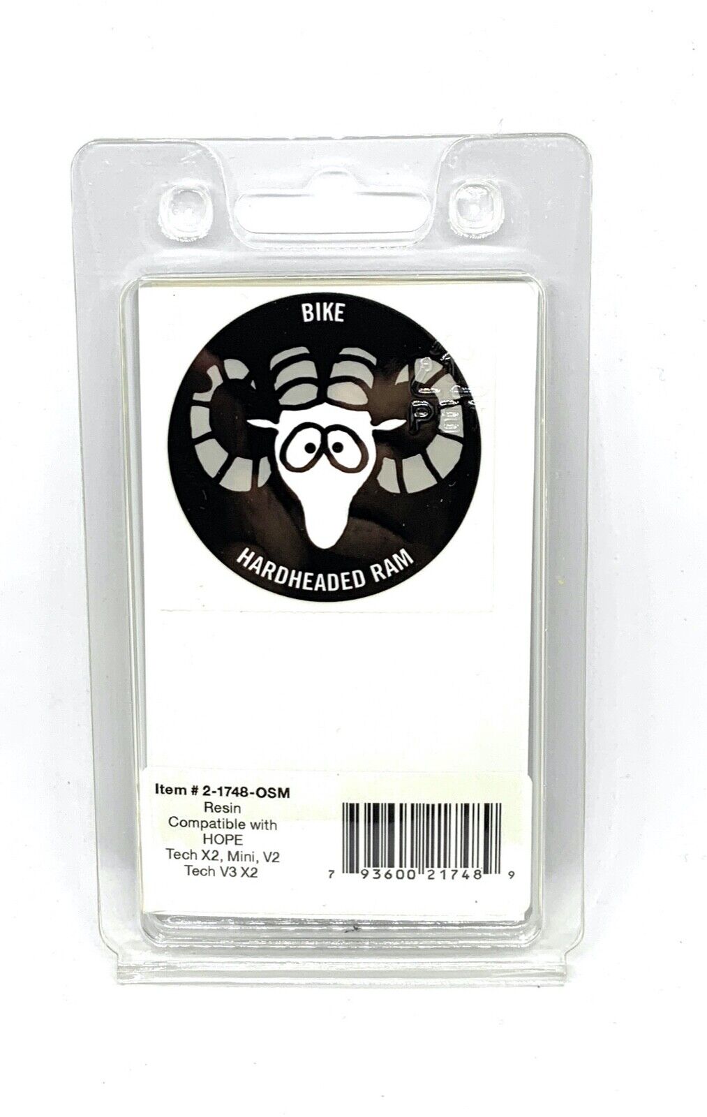 2 Pairs Bike brake pads organic for HopeTech X2, X2 Race, Mini V2, Tech V3 - Fresh Stock Dated February 2026