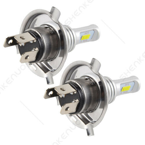 For Kawasaki Ninja ZX1100 ZX1200 2X LED Headlights Bulbs Lamp 8000K Ice Blue YTL - Fresh Stock Dated February 2026