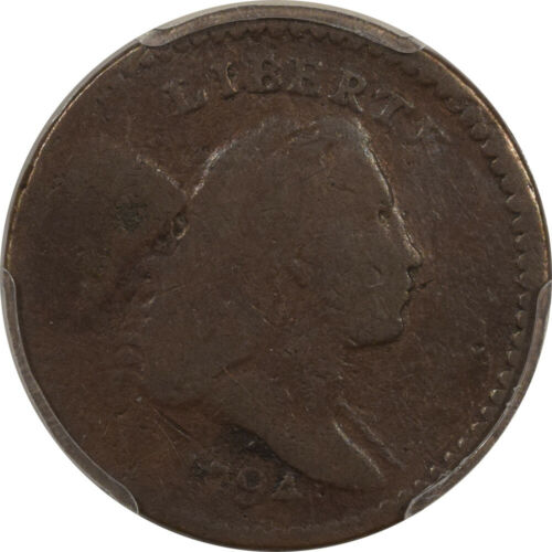 1794 LIBERTY CAP HALF CENT - C-9 HIGH RELIEF HEAD - PCGS AG-3 SCARCE!! - Fresh Stock Dated February 2026