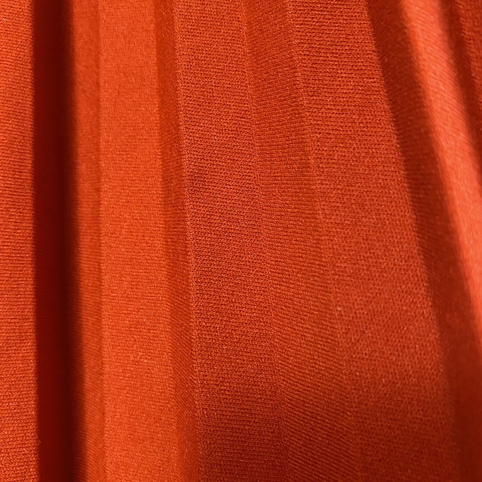 Vintage 70s California West Set Red Pleated Full Midi Skirt Polyester USA Size S - Fresh Stock Dated March 2026