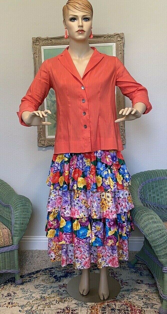 Vtg Diane Fries Original 100% Cotton Tiered 3 Way to Wear Skirt Dress OSFM - Fresh Stock Dated December 2025