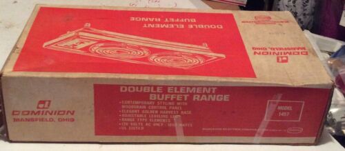 DOMINION,DOUBLE ELEMENT BUFFET RANGE MODEL 1457 - Fresh Stock Dated December 2025